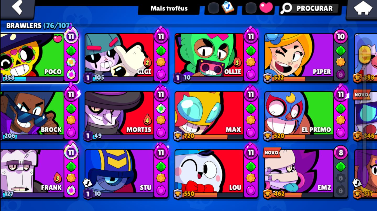 CONTA BRAWL STARS À VENDA