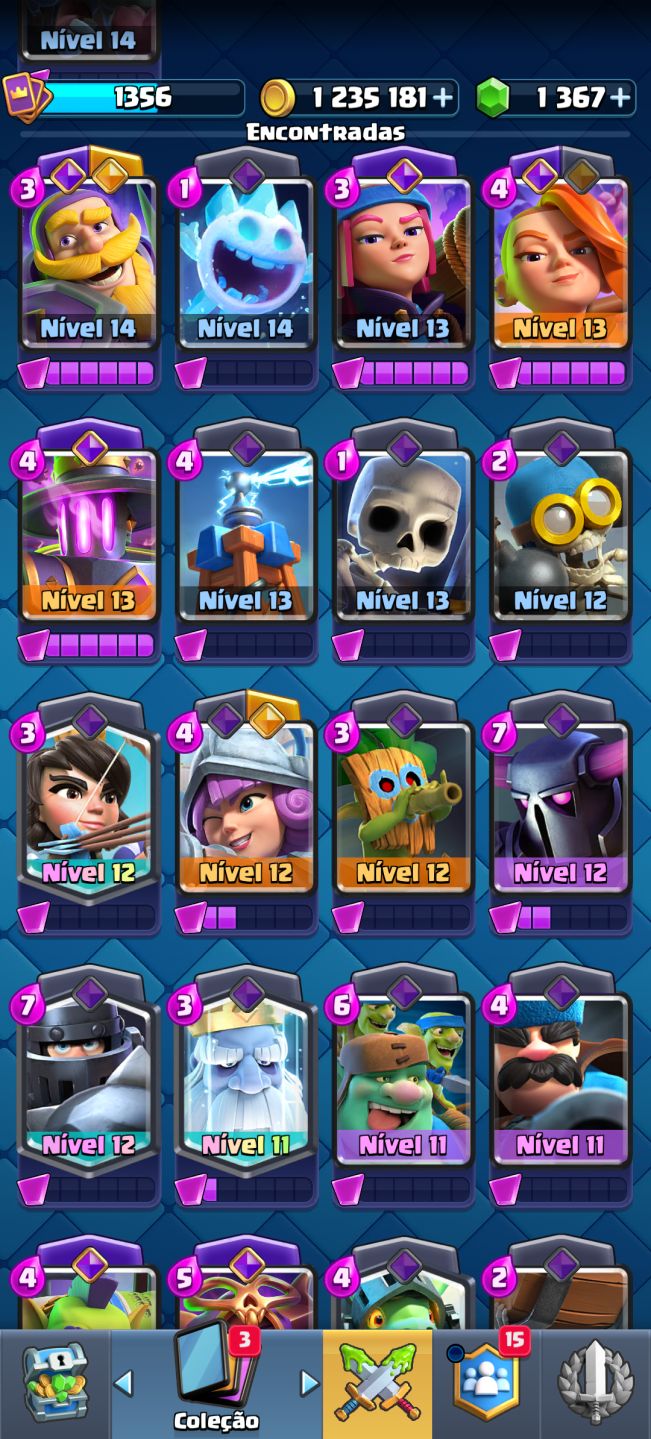 CONTA DE CLASH ROYALE