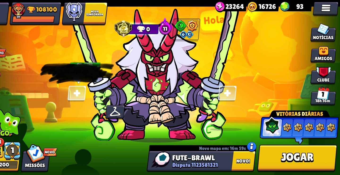 Conta Brawl Stars com todos os Brawlers e Elo mestre já pego