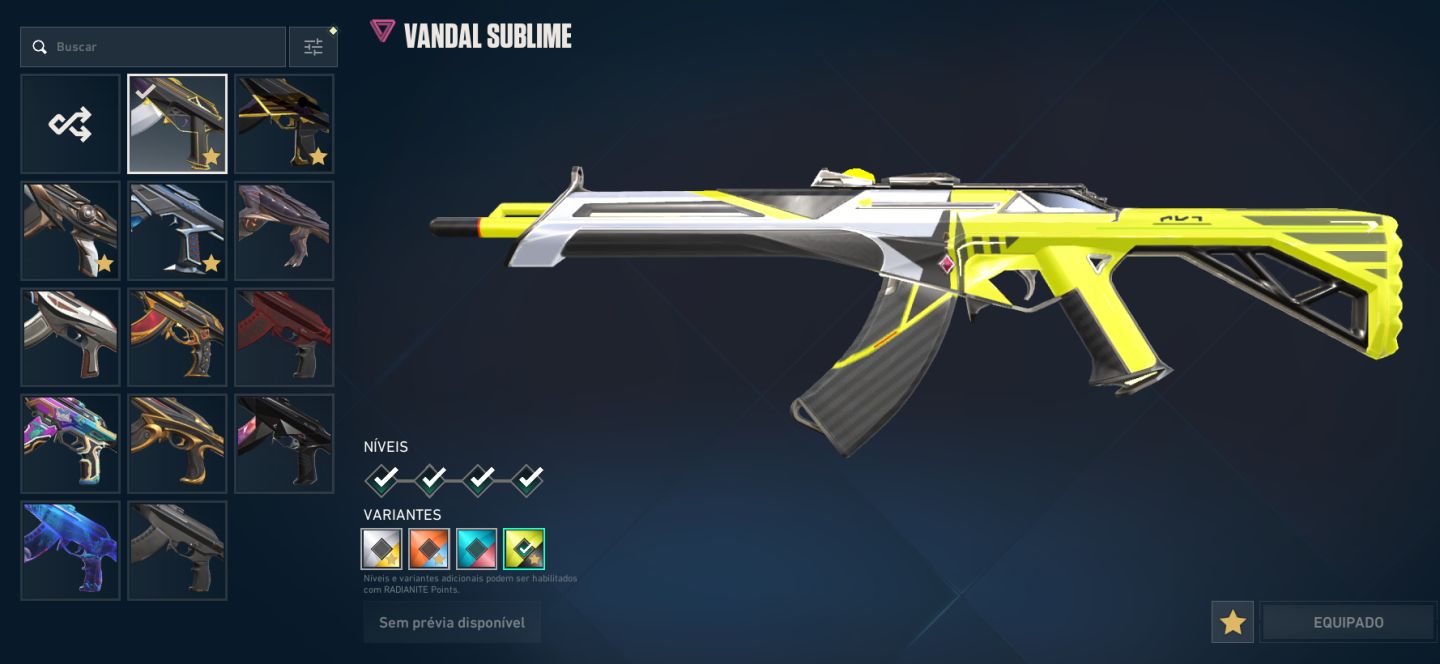 Conta valorant com skin champions 2023