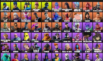 CONTA FORTNITE TRYHARD | FUNDADOR + PASSE MARVEL + 129 SKINS + 156 PICARETAS