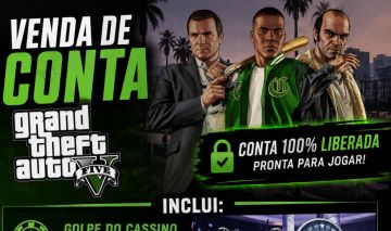 CONTA GTA 5 ONLINE, GOLPE DO CASSINO LIBERADO, KOSATKA, FLIPERAMA E ETC