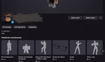 Conta Roblox (muitos robux gastos)