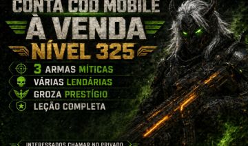 Conta CODM: Mítica, Lendária e Prestígio! Lázaro + BP50 Míticas e mais.