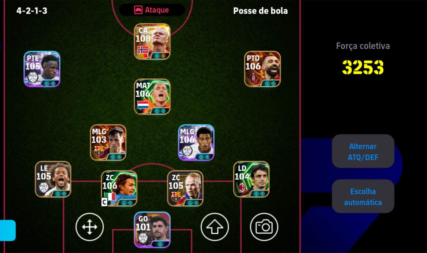 EFOOTBALL 3253 DE FORÇA
