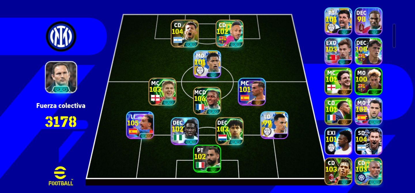 CONTA EFOOTBALL MUITO BOA E FORTE!!!!