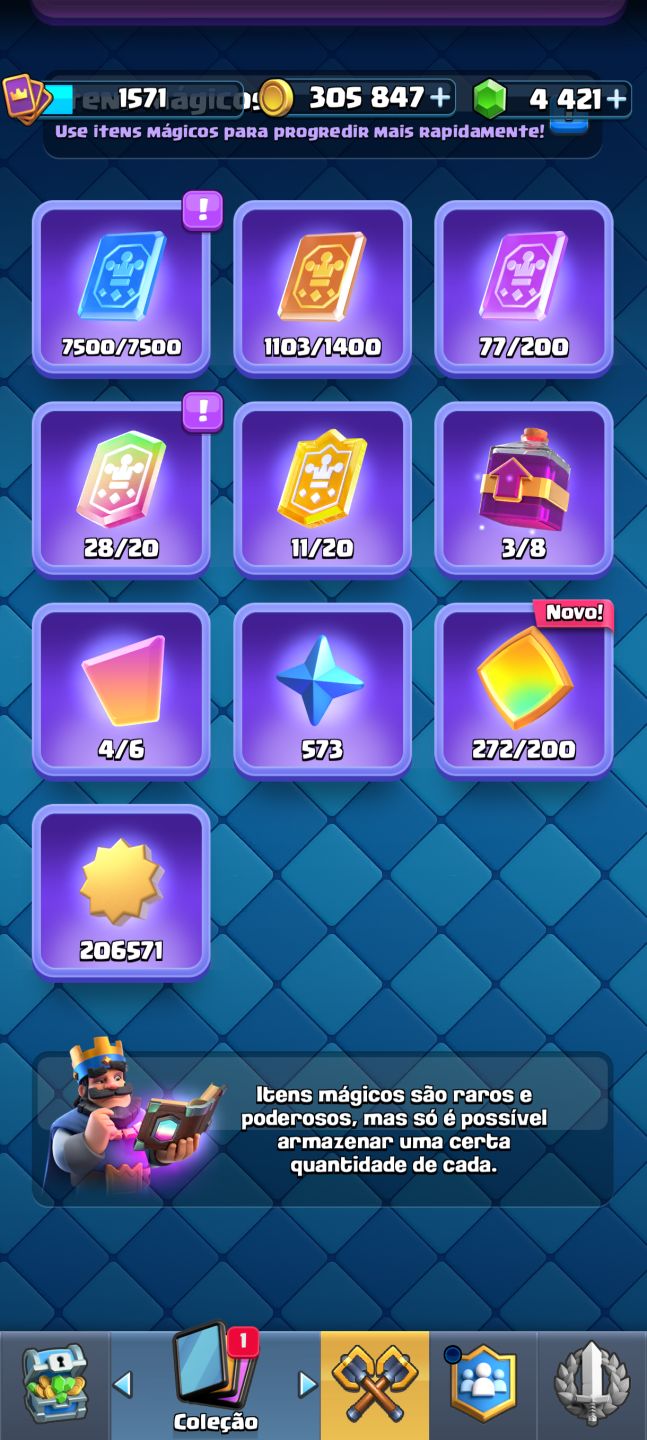 Conta Supercell Id, com Clash Royale, Clash of clans e brawl stars