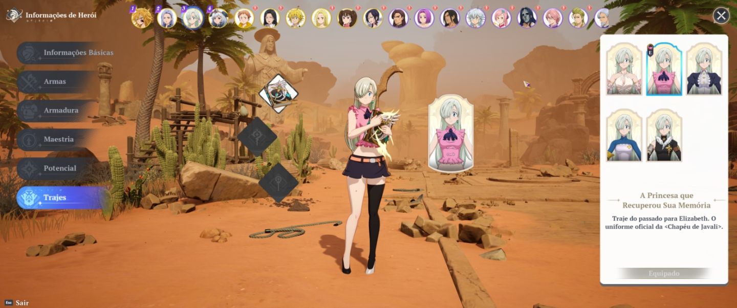 CONTA TOP ENDGAME DERIERI P10 +150K DE CRISTAL - 7DS - THE SEVEN DEADLY SINS