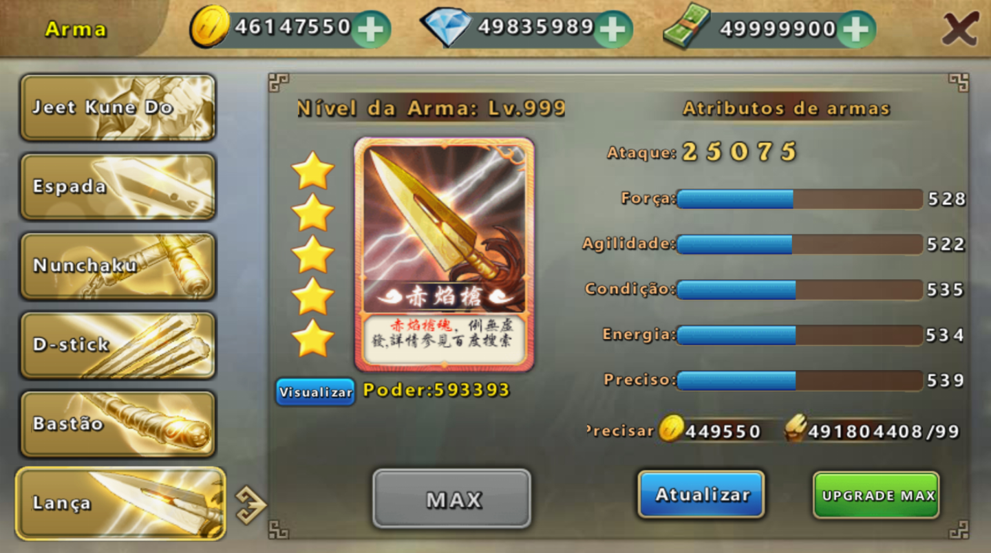 CONTA KUNG-FU ATTACK | OURO + DIAMANTE + CASH | ANDROID APENAS