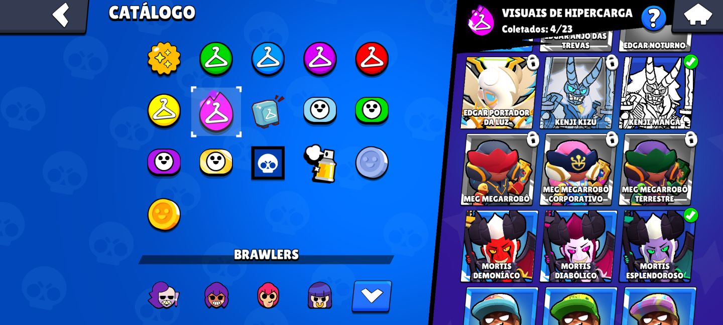Conta Brawl Stars boa para iniciar , 41 Brawlers Skins boas