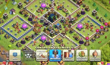 CONTA CLASH OF CLANS CV 12 | LVL 104