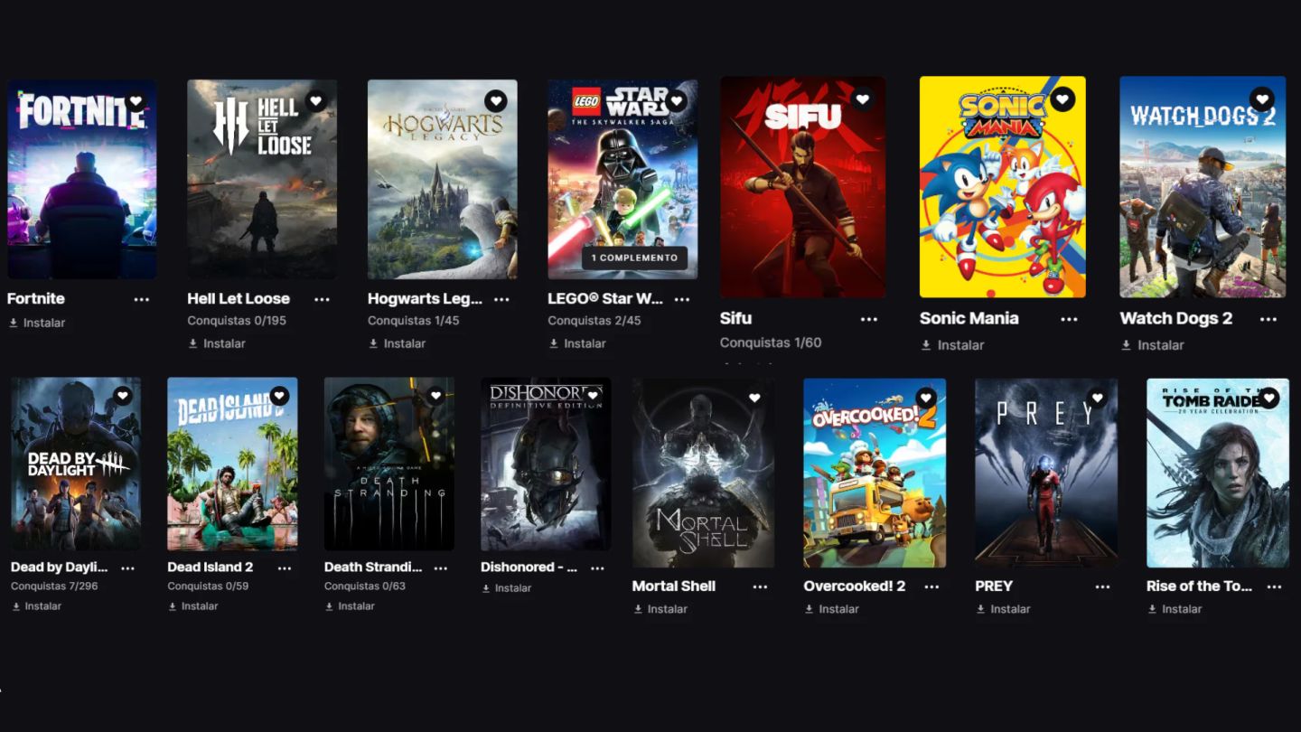 Conta Epic Games 115 jogos + Fortnite I FULL ACESSO