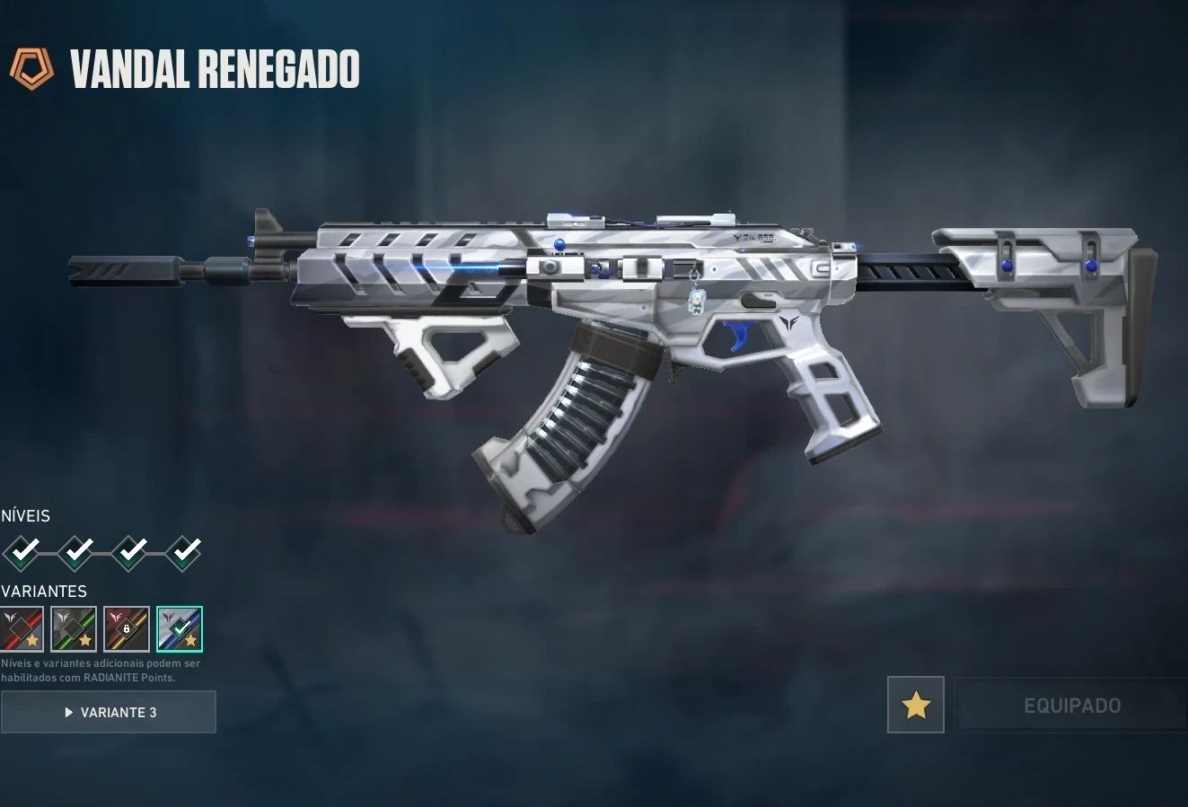 Conta de valorant 4 facas 4 vandais 2 phantom uma sheriff 1 ghost 1 guardi e 1op