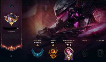 CONTA LEAGUE OF LEGENDS 2014