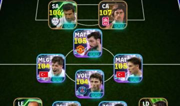 CONTA EFOOTBALL COM LUÍS FIGO + BRUNO FERNANDES + GERRD MÜLLER