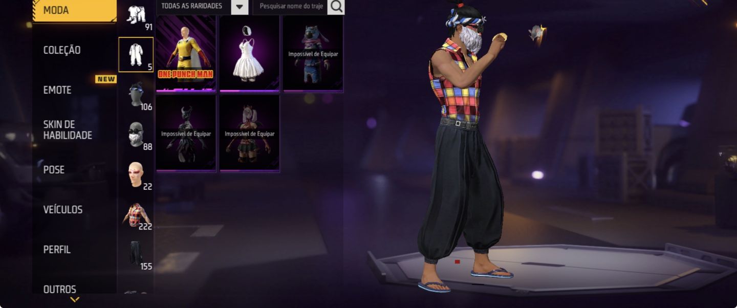 Conta de Free Fire, Antiga e rara, com varias Skin !!!