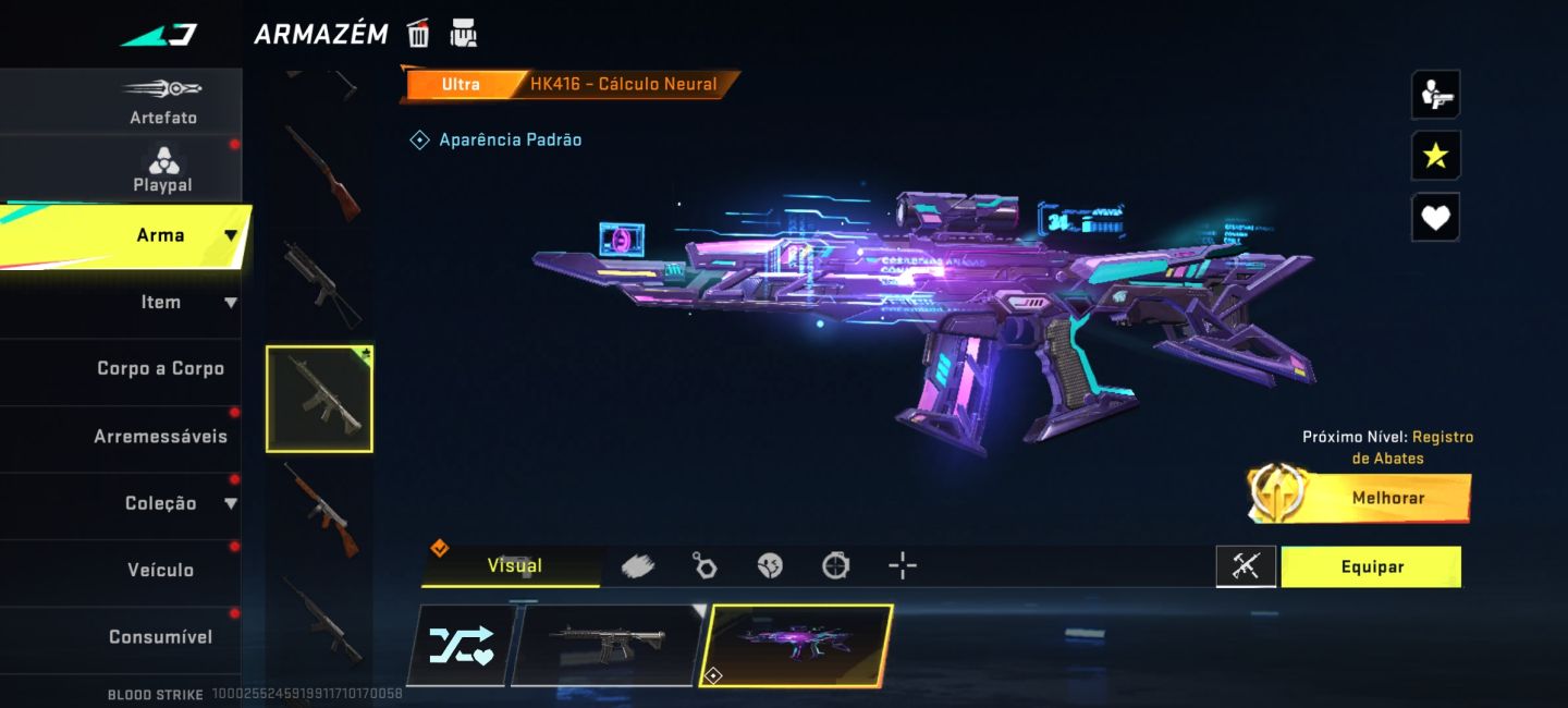 Duas Eternas: RPK Florescer + P90 - Empírea + HK416 - Cálculo Neural