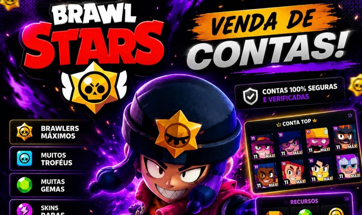 Conta Brawl Stars 100k troféus