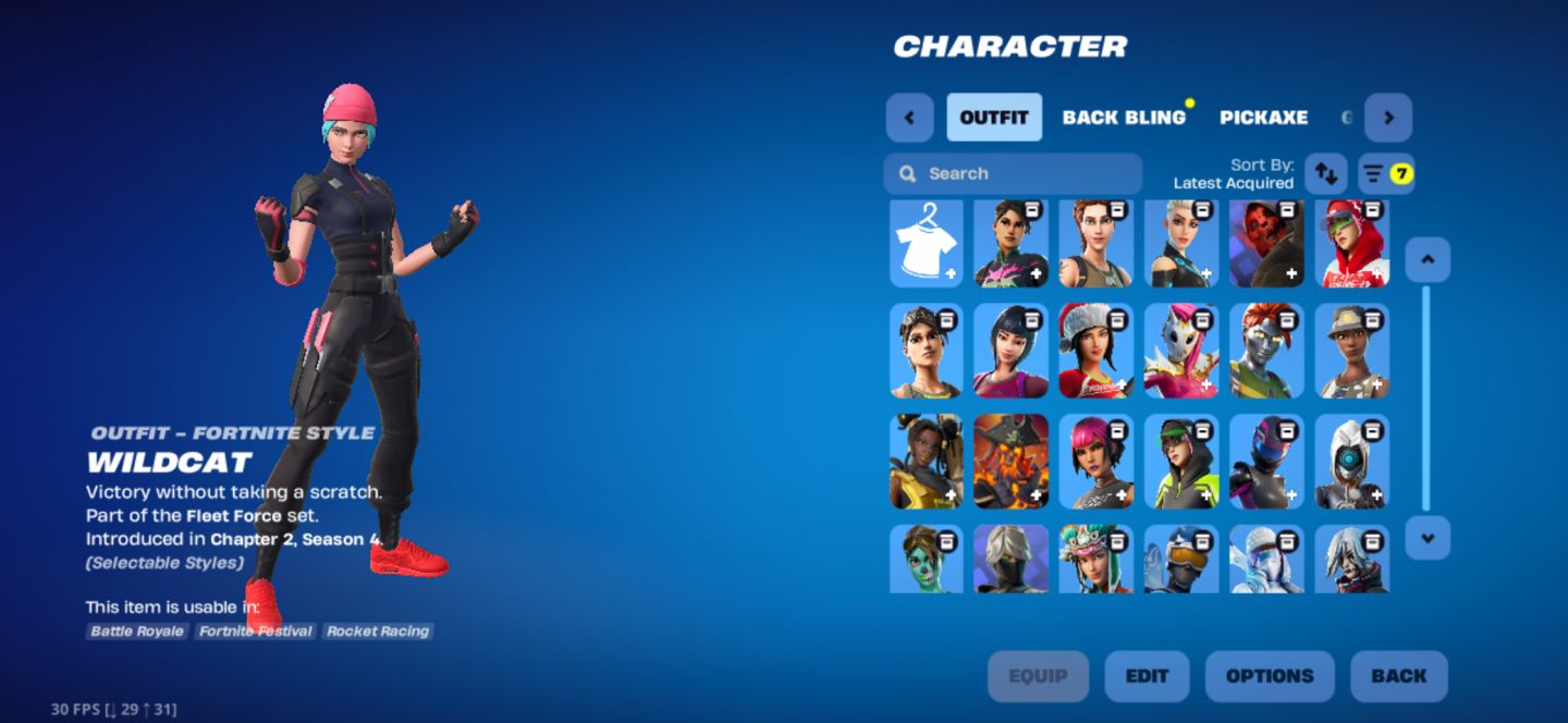 CONTA DE FORTNITE COM WILDCAT