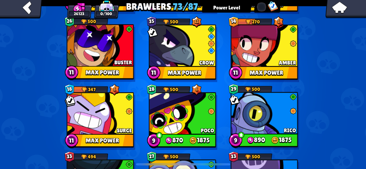 Conta brawl Stars 26K TROFÉUS!!!