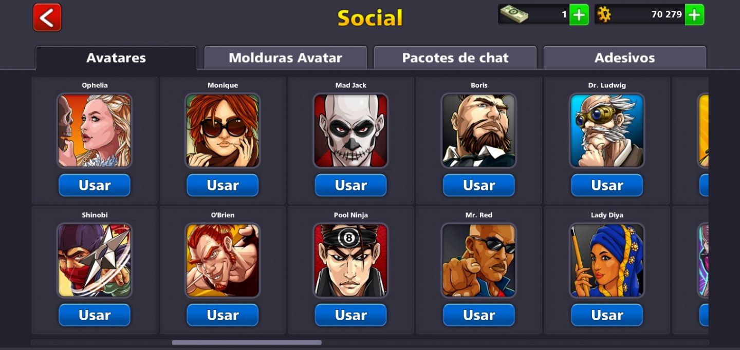 Conta 8 Ball Pool + AVATAR NIVEL 29