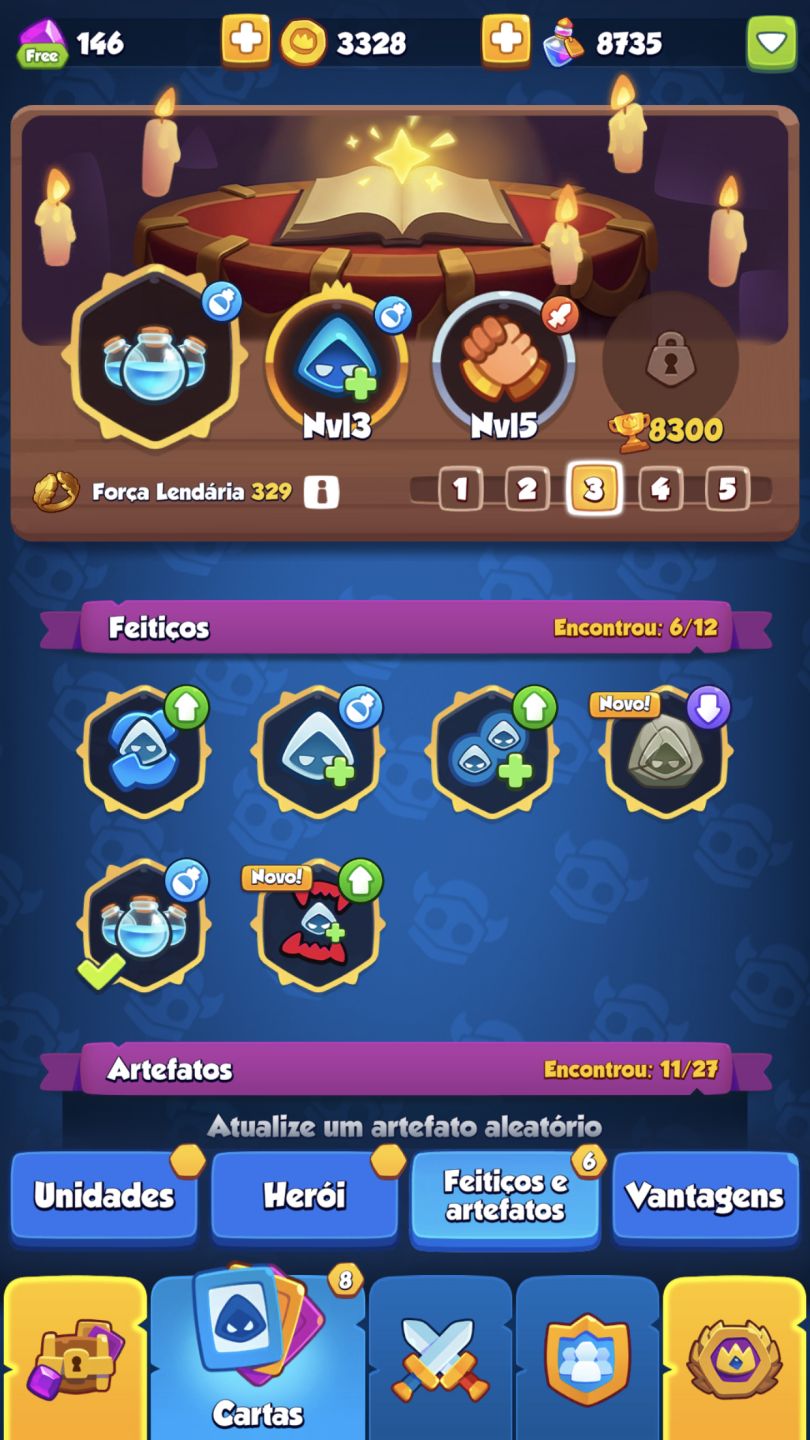 Conta rush royale Monge Max 4 anos de jogo