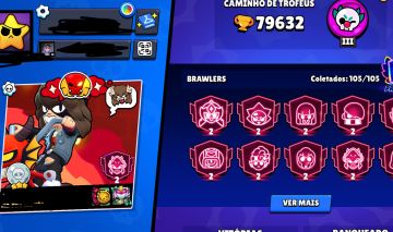 Conta de brawl stars 2021| 80 K de troféus