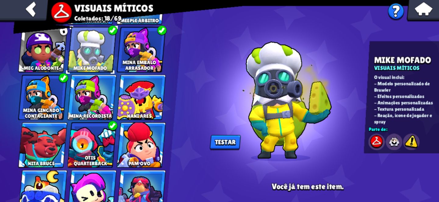 CONTA DE BRAWL STARS COM 103 BRAWLERS 44K TROFEUS