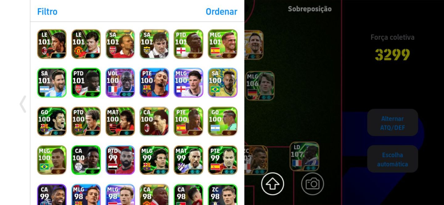 CONTA eFootball | VÁRIOS JOGADORES ÉPICOS + BIG TIME | 3300 FORÇA
