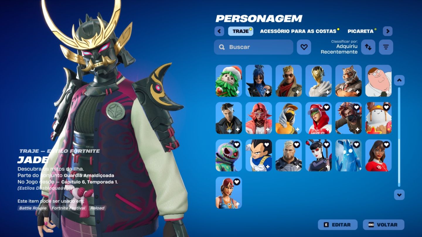 Conta de Fortnite com 47 Skins | Vegeta | Promoção!