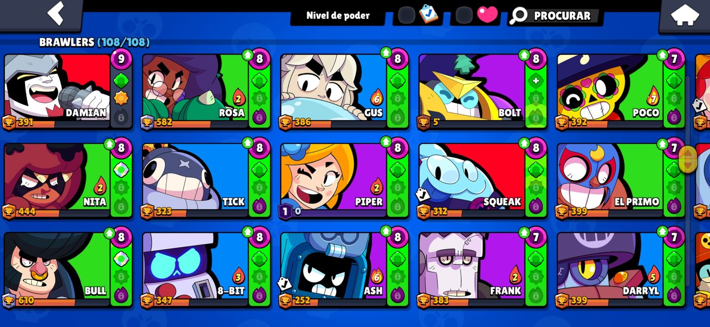 Conta de brawl stars 45k troféus