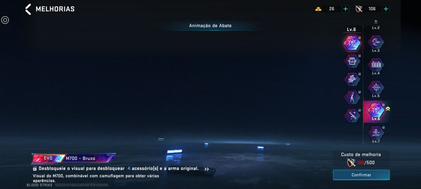 Conta blood strike impecável na barbadaa