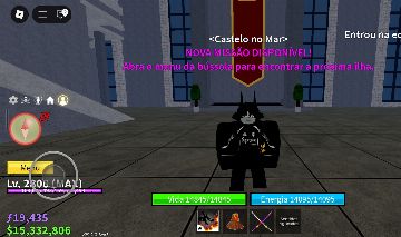 CONTA BLOX FRUITS MUITO UPADA COM 2X MONEY E SKIN