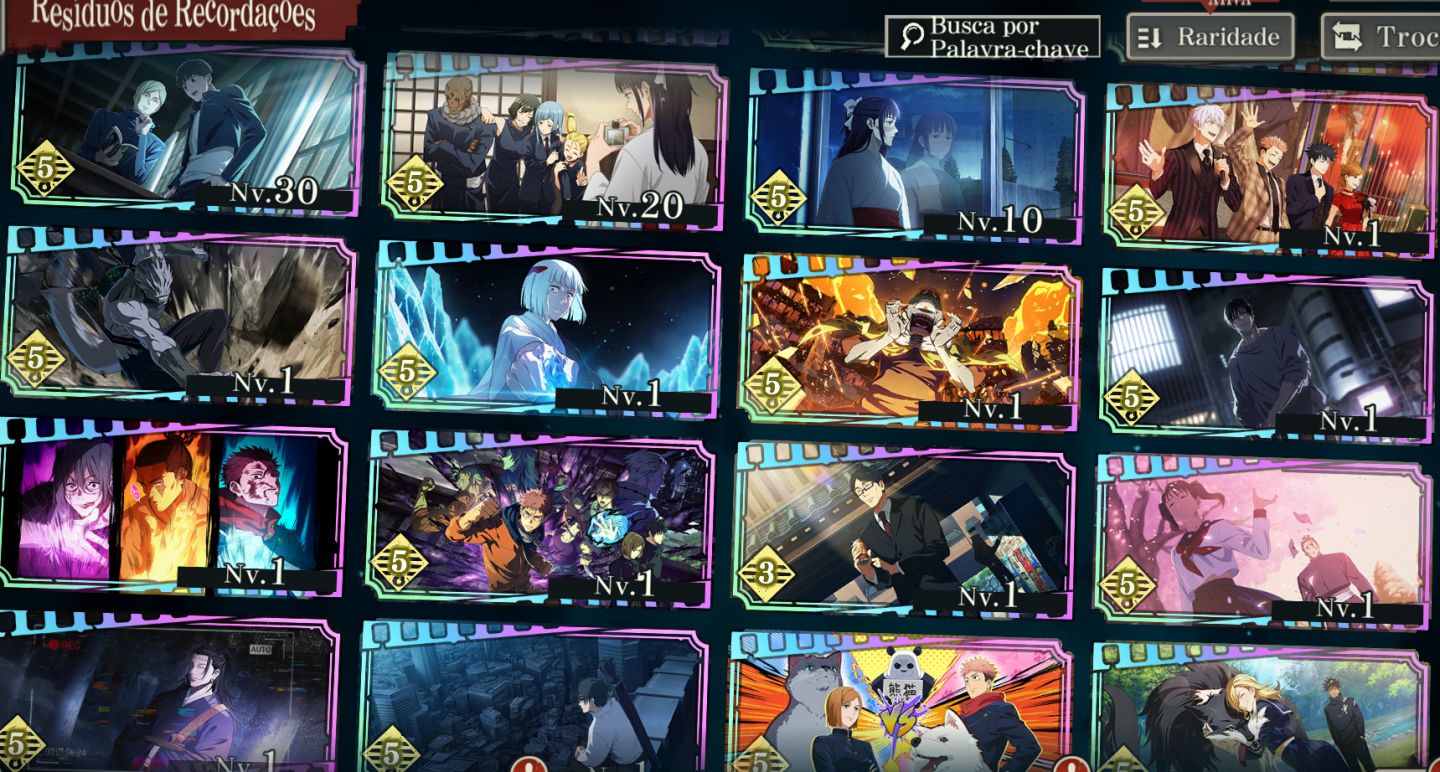 CONTA ENDGAME JUJUTSU PHANTOM PARADE SERVIDOR TW HK