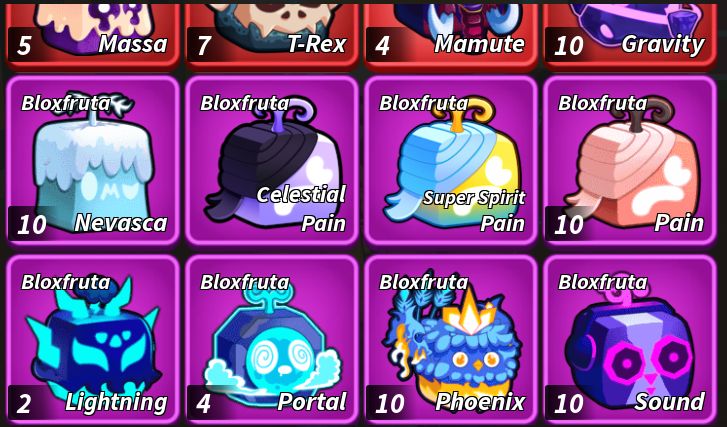 FRUTAS FÍSICAS - DESPERTAR DE FRUTAS - RAIDS - BLOX FRUITS