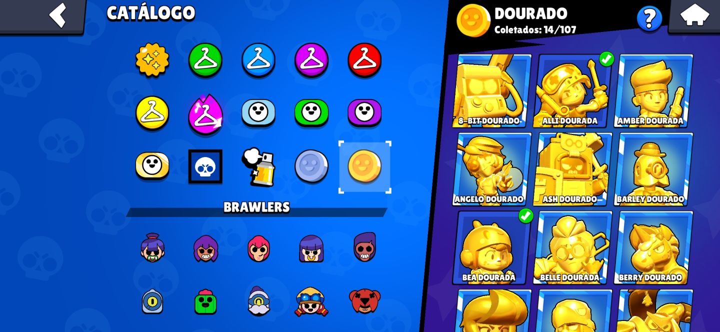 (50% OFF)Brawl Stars FULL | 130K Troféus + 773 Skins (2Frank Rei) + Fama Alien 2