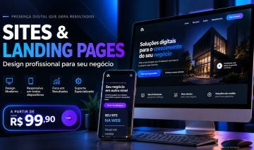 Criação de Sites e Landing Pages Profissionais | Modernos e Responsivos
