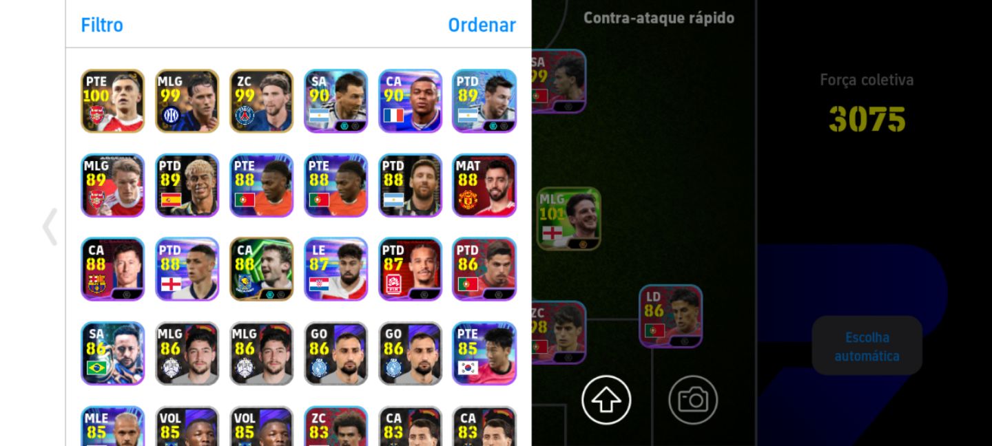 Contas de efootball steam/pc e mobile full acesso