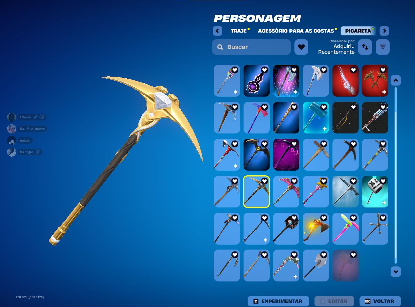CONTA DE FORTNITE COM MACHADO DO KRATOS ! MAIS INFO DESCRIÇÃO