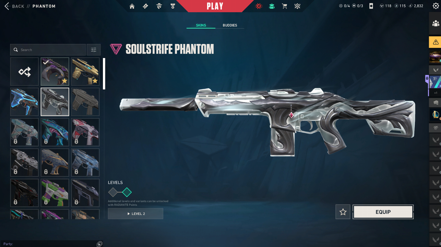 Conta sem elo com bastante skin