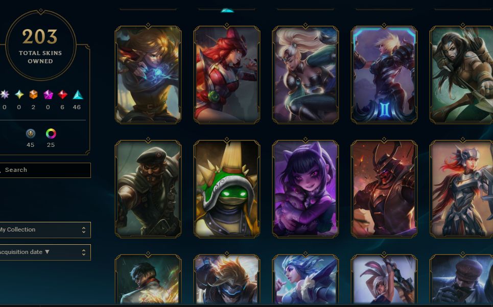 Conta Full Chall em varias Seasons e Skins UNICAS COM TAG PRO