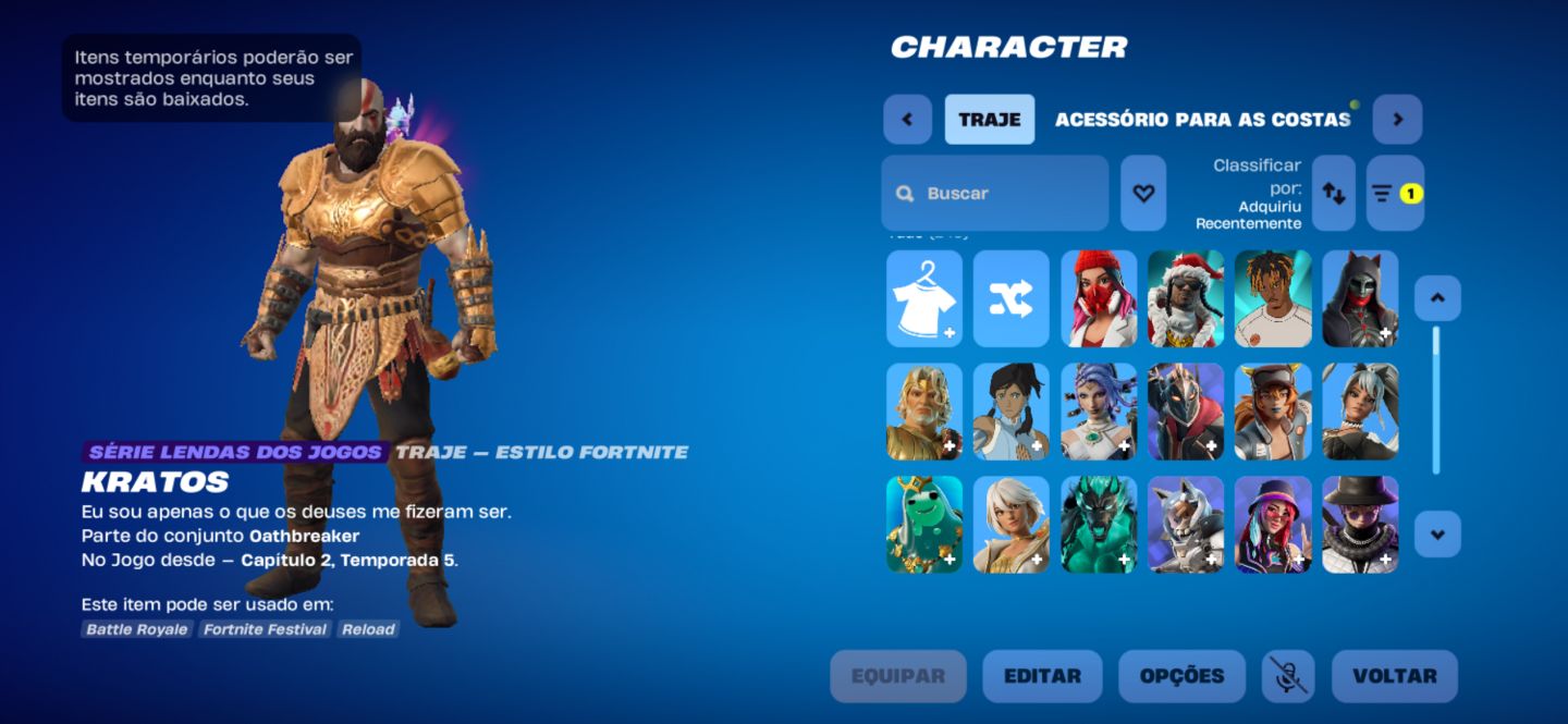 SALVE O MUNDO FUNDADOR, 243 Skins, Peixoto World Cup, Marvel, Kratos