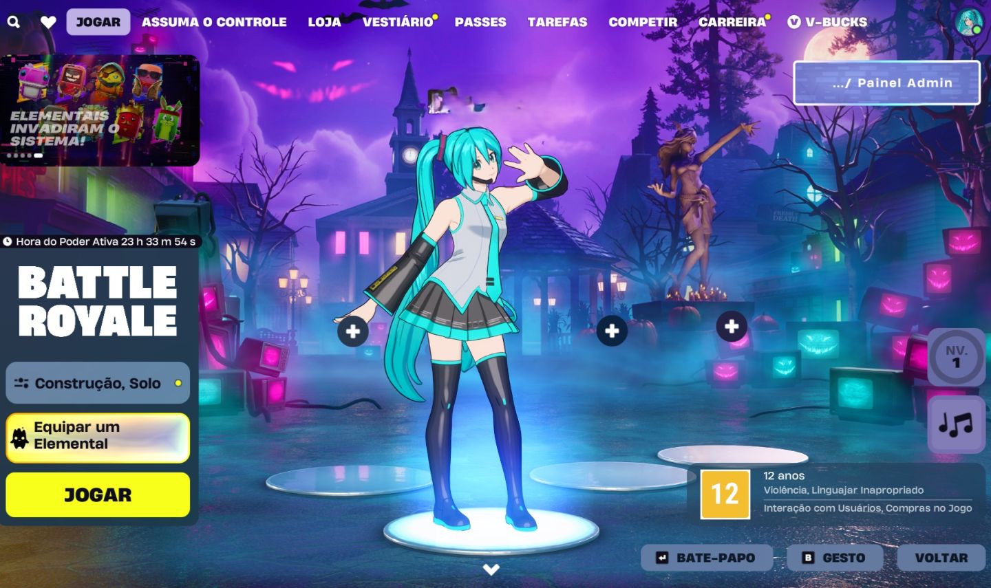 Conta fortinite com machado leviata e algumas Skins raras