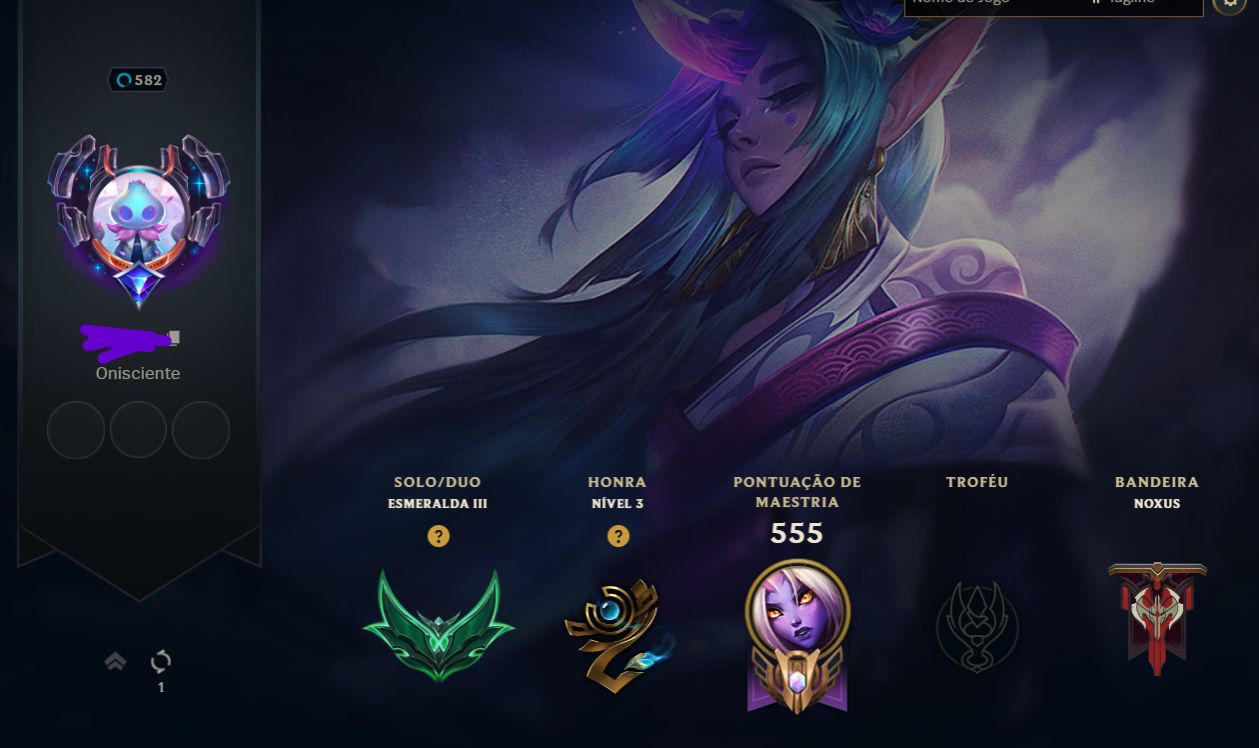 CONTA LEAGUE OF LEGENDS - LVL 582