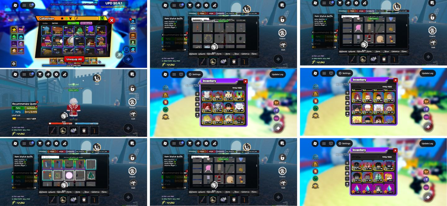Conta roblox og, upada em diversos jogos, muitas skins itens ucg e etc