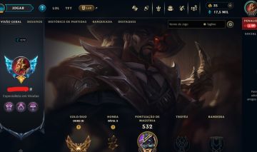 CONTA DE 2016 - 105 SKINS - LVL 272 - 142 CAMPEÕES - 17K DE EA - 13 CROMAS