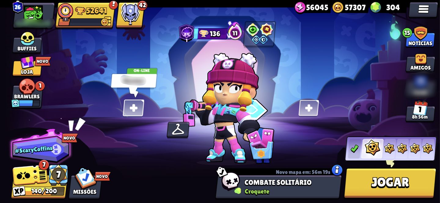 [CONTA ANTIGA] 52K, 106 Brawler (OLHE A BIO!!)