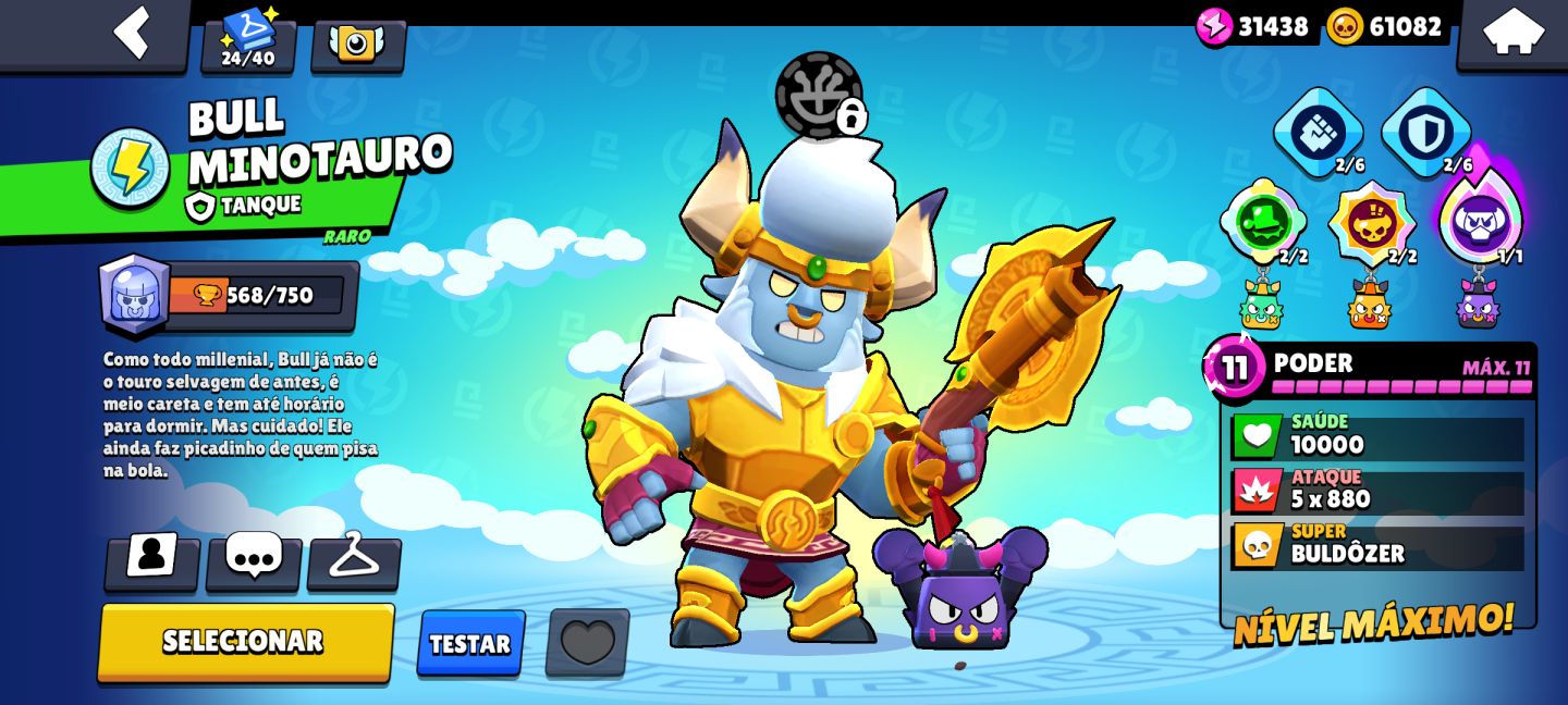 Conta Top Brawl Stars e Clash Royale, as duas estão bem tops