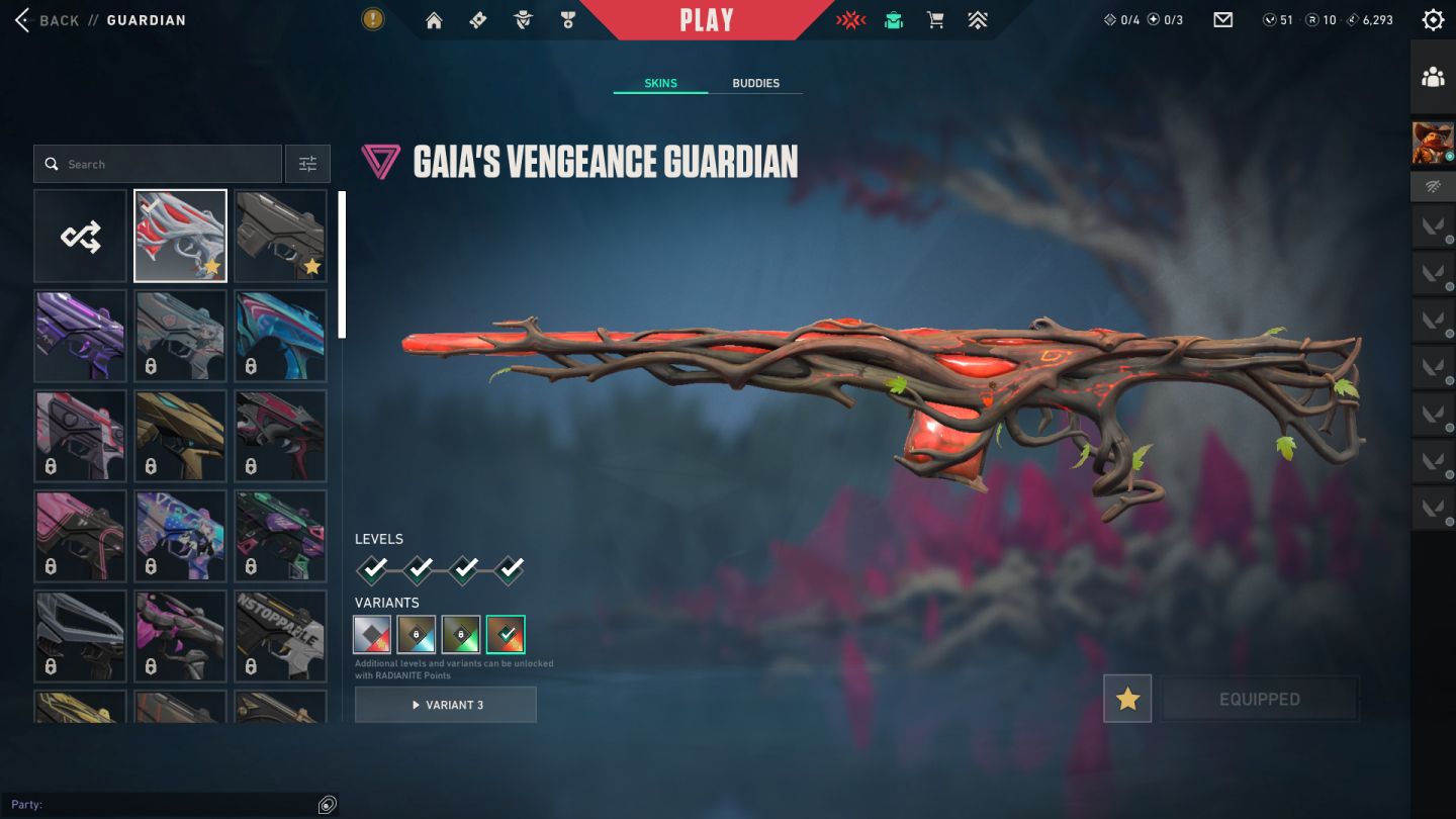 Promoção! 2K Gastos Conta Valorant: 4 Facas + 7 Vandals + 4 Phanthons