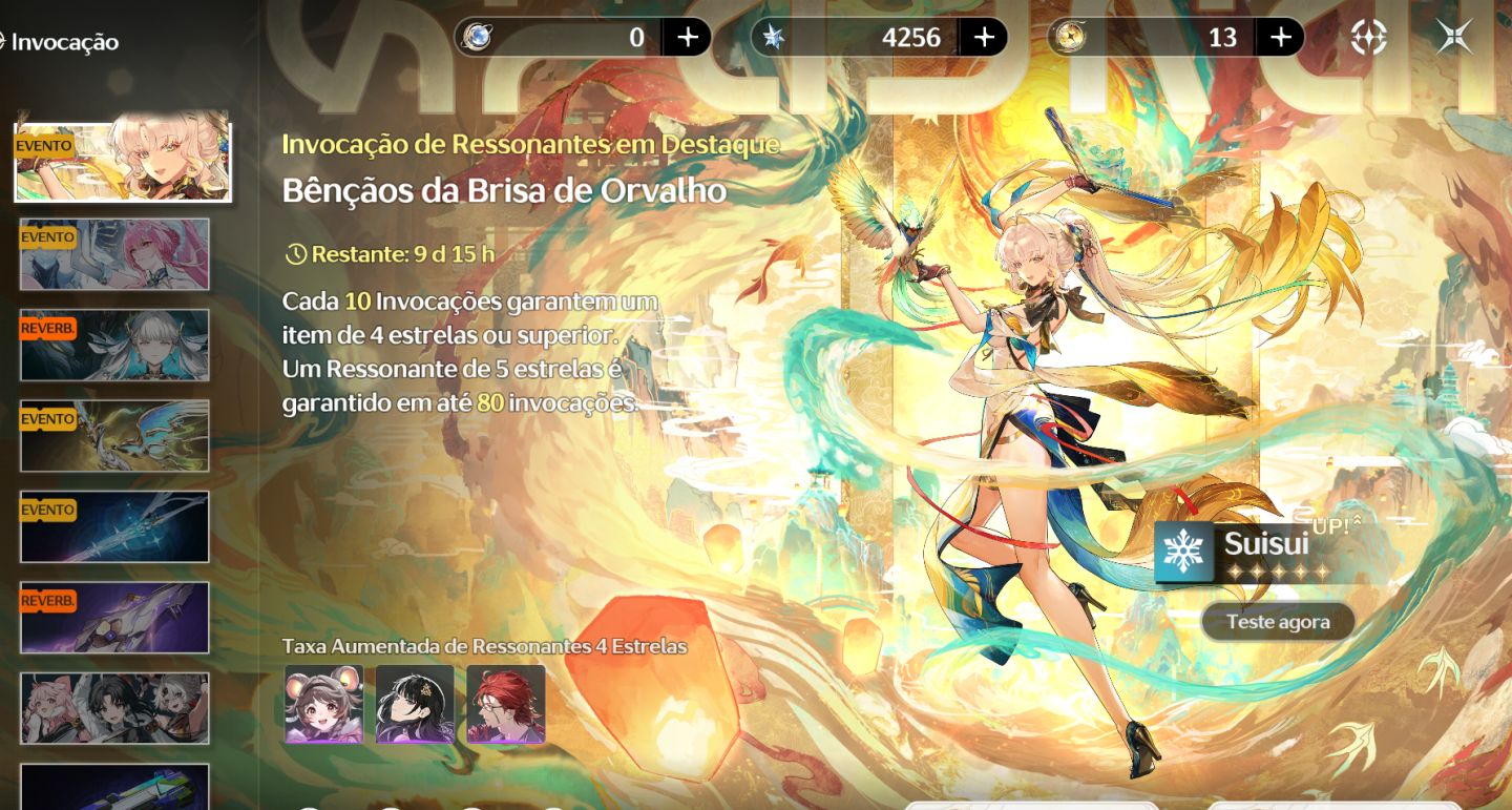 CONTA WUTHERING WAVES END GAME COM LUCY E REBECCA